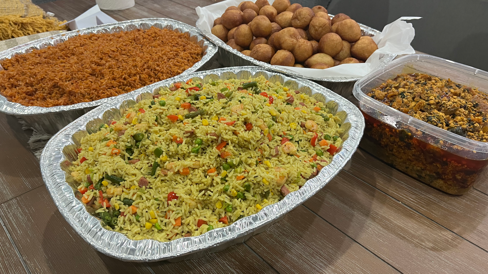 Catering setup