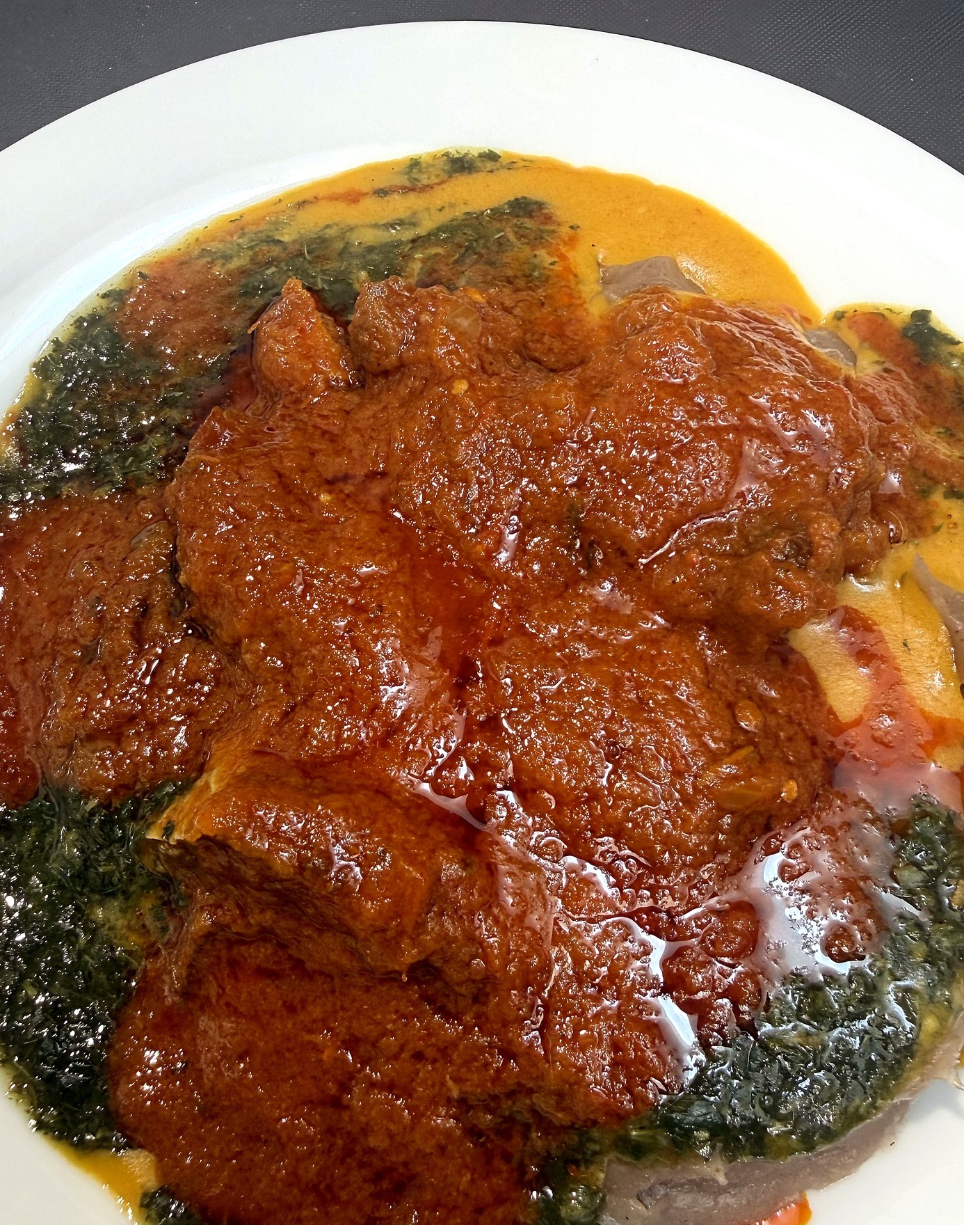 Gbegiri & Ewedu with Amala